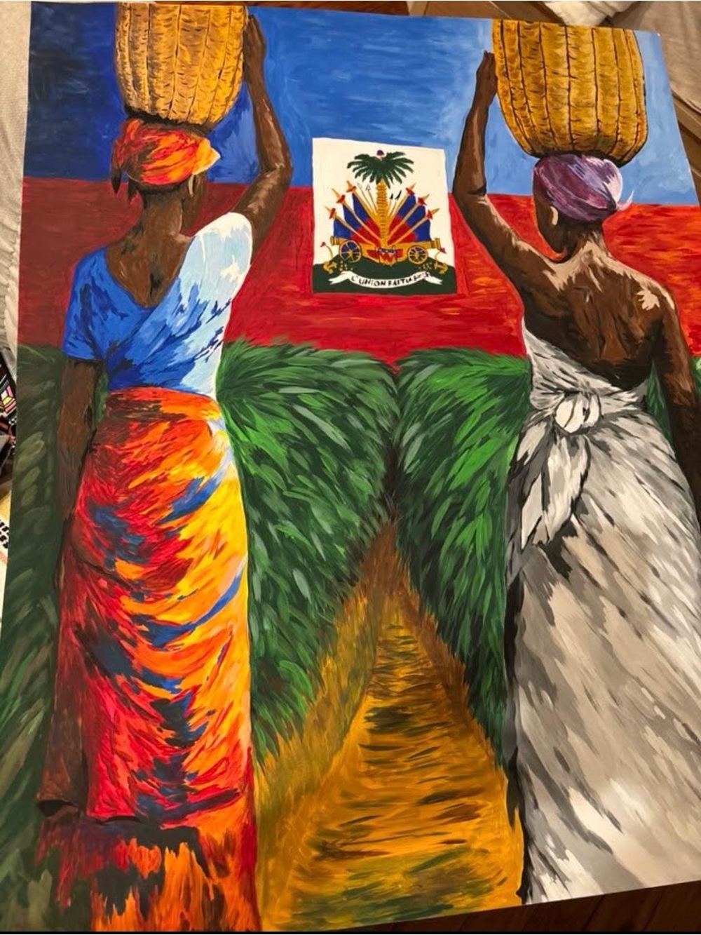 Vibrant Haitian Folk Art